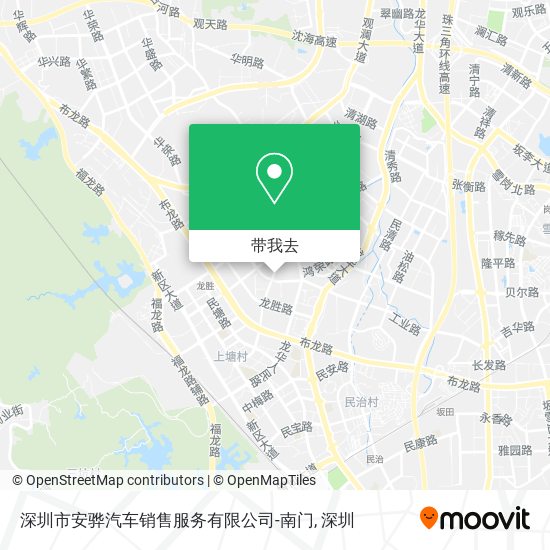 深圳市安骅汽车销售服务有限公司-南门地图