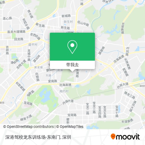 深港驾校龙东训练场-东南门地图