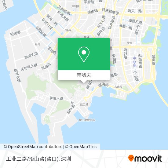 工业二路/沿山路(路口)地图