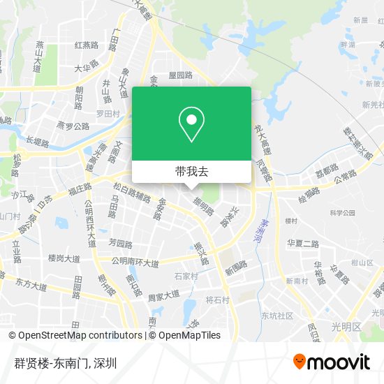 群贤楼-东南门地图