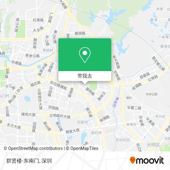 群贤楼-东南门地图