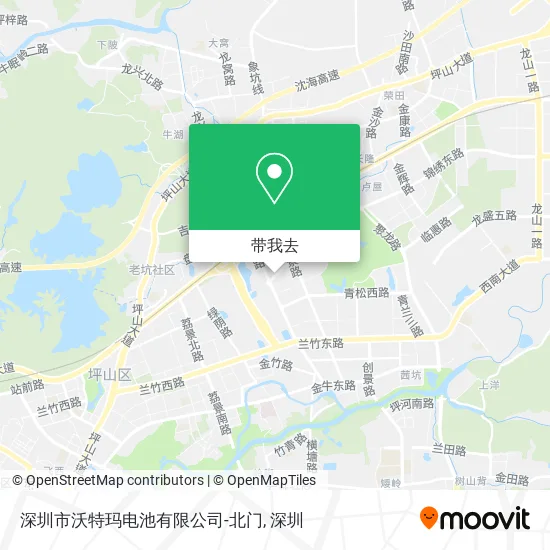 深圳市沃特玛电池有限公司-北门地图