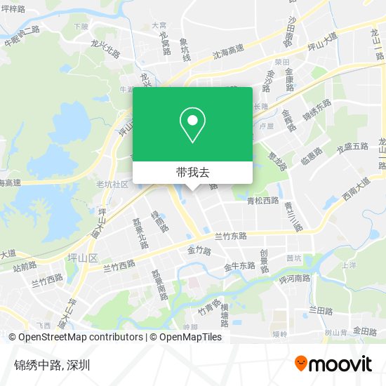 锦绣中路地图