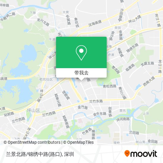 兰景北路/锦绣中路(路口)地图