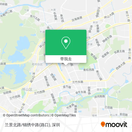 兰景北路/锦绣中路(路口)地图
