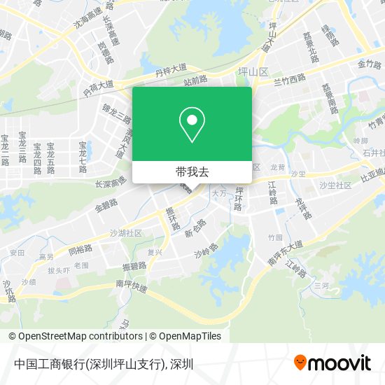 中国工商银行(深圳坪山支行)地图