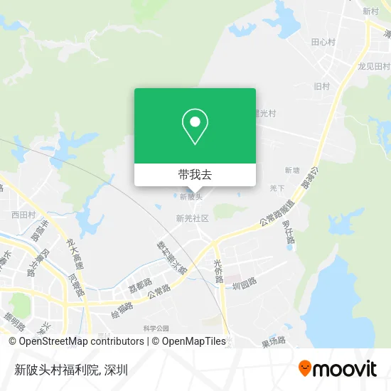 新陂头村福利院地图