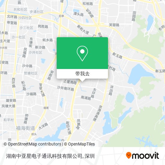 湖南中亚星电子通讯科技有限公司地图