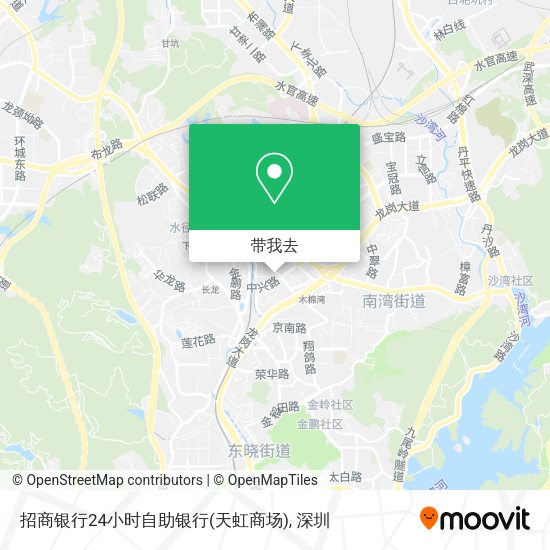 招商银行24小时自助银行(天虹商场)地图