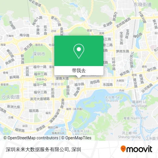 深圳未来大数据服务有限公司地图