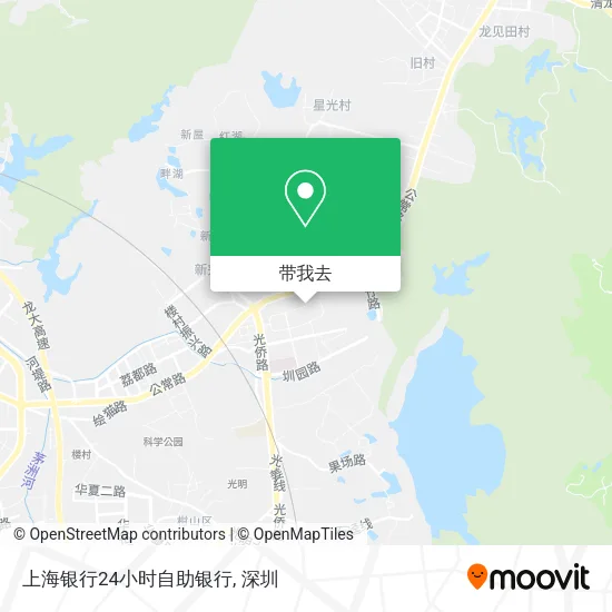 上海银行24小时自助银行地图