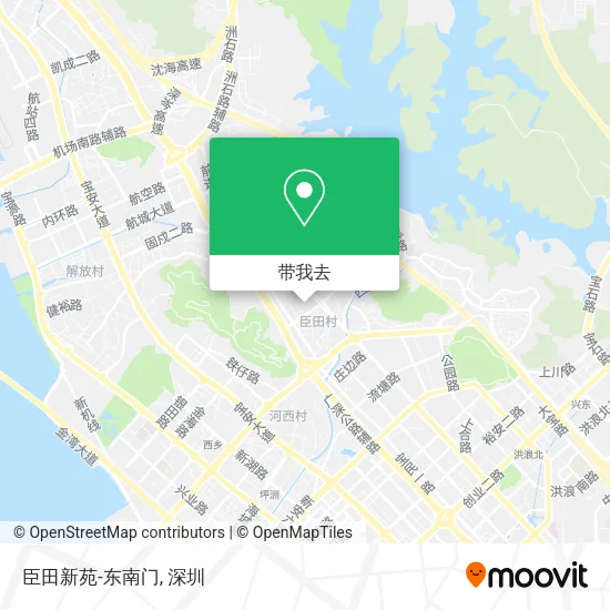 臣田新苑-东南门地图
