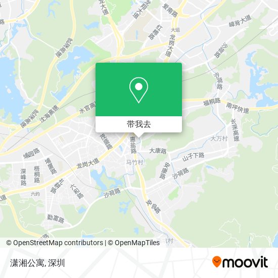 潇湘公寓地图