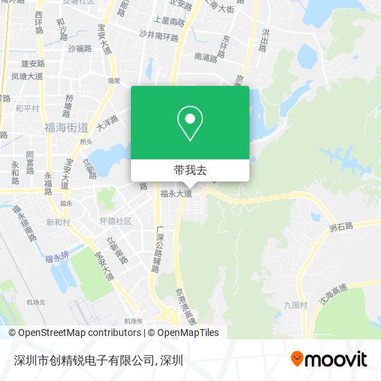 深圳市创精锐电子有限公司地图
