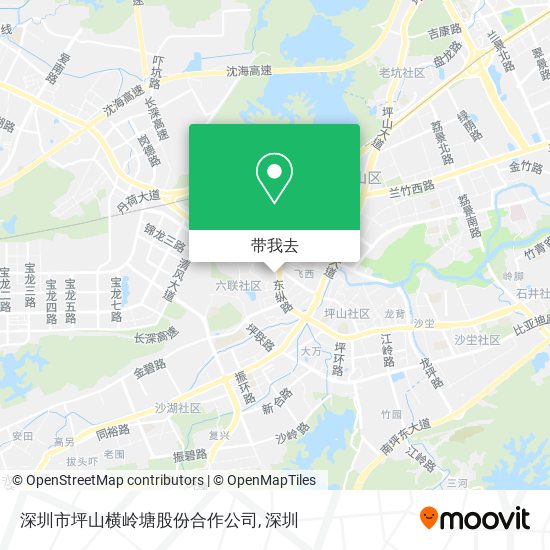 深圳市坪山横岭塘股份合作公司地图