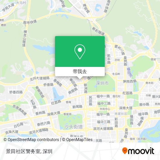 景田社区警务室地图