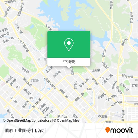 腾骏工业园-东门地图