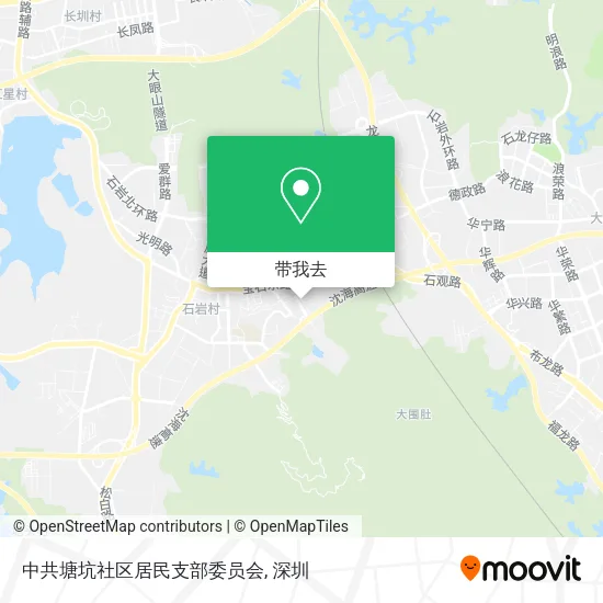 中共塘坑社区居民支部委员会地图