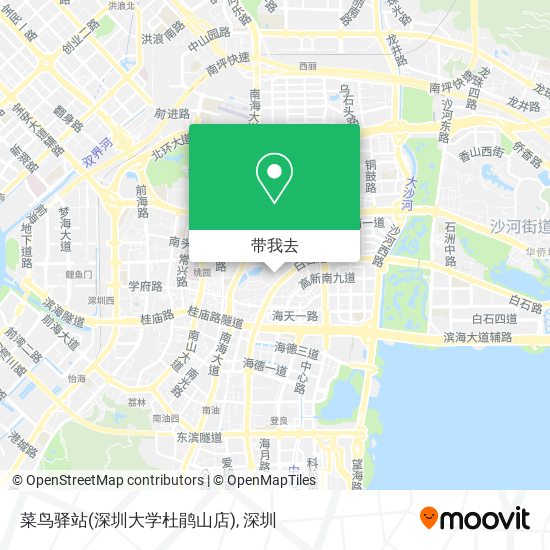 菜鸟驿站(深圳大学杜鹃山店)地图