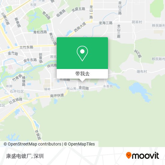 康盛电镀厂地图