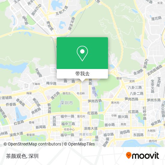 茶颜观色地图