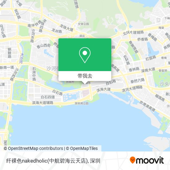 纤裸色nakedholic(中航碧海云天店)地图