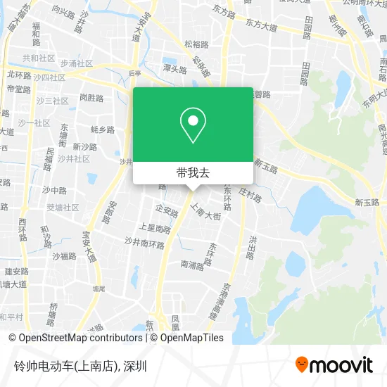 铃帅电动车(上南店)地图