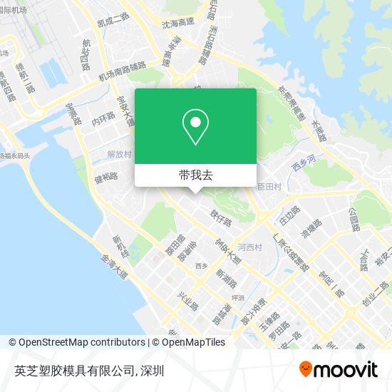 英芝塑胶模具有限公司地图