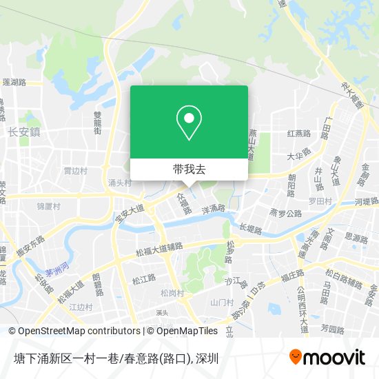 塘下涌新区一村一巷/春意路(路口)地图