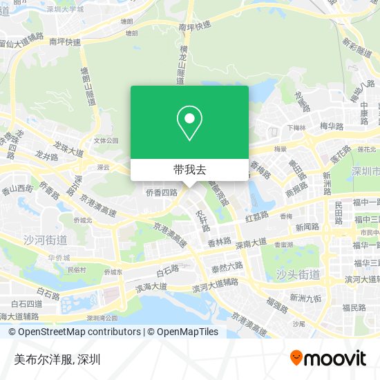 美布尔洋服地图