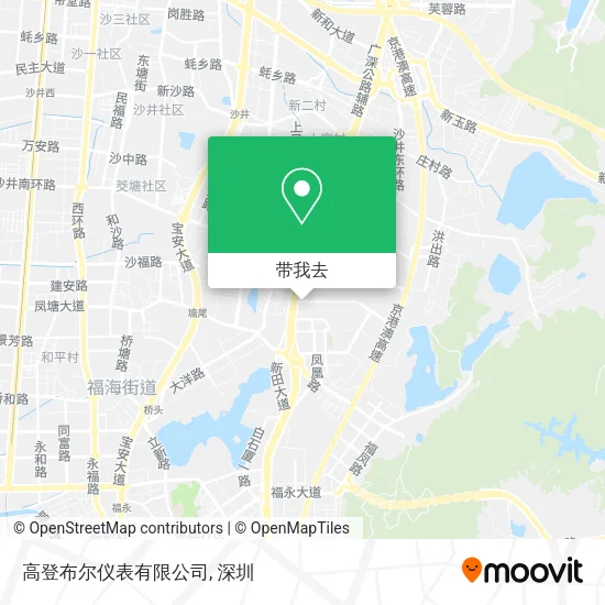 高登布尔仪表有限公司地图
