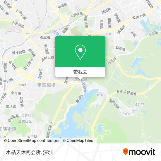 水晶天休闲会所地图