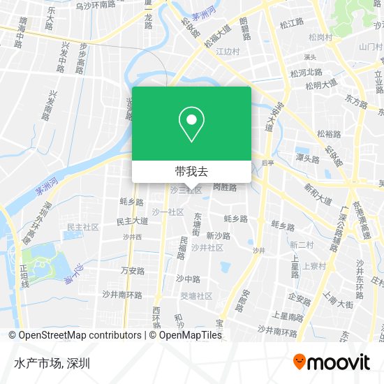 水产市场地图