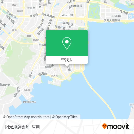 阳光海滨会所地图