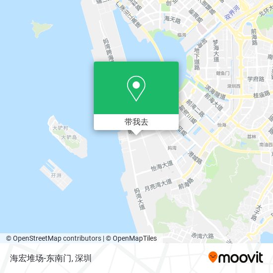 海宏堆场-东南门地图
