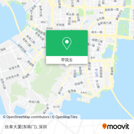 欣泰大厦(东南门)地图