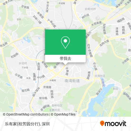 乐有家(桂芳园分行)地图