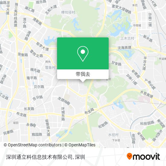 深圳通立科信息技术有限公司地图