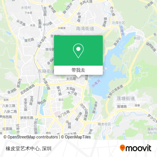橡皮堂艺术中心地图