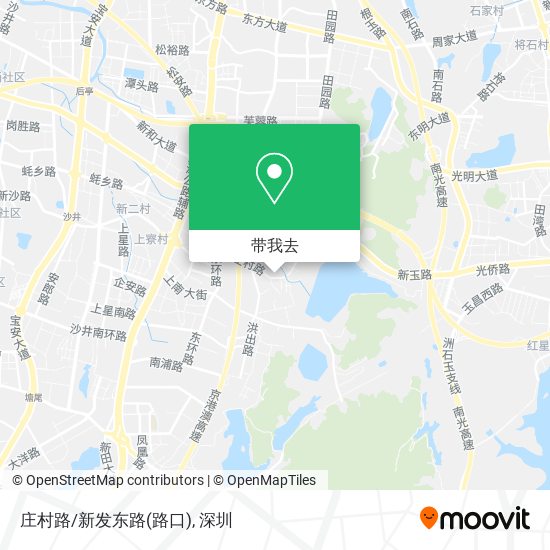 庄村路/新发东路(路口)地图