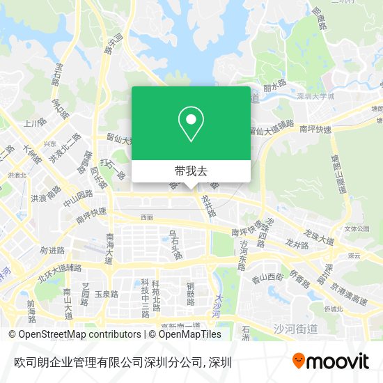 欧司朗企业管理有限公司深圳分公司地图