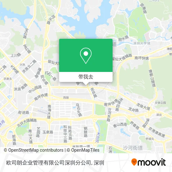 欧司朗企业管理有限公司深圳分公司地图