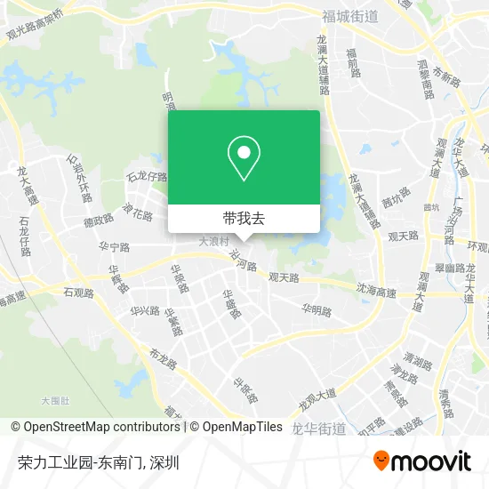 荣力工业园-东南门地图