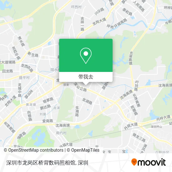 深圳市龙岗区桥背数码照相馆地图