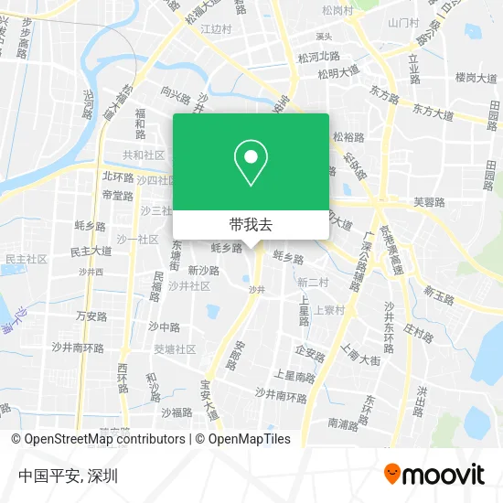 中国平安地图