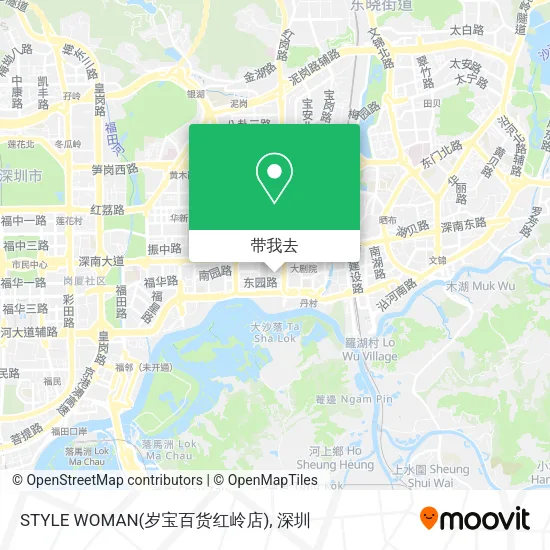 STYLE WOMAN(岁宝百货红岭店)地图