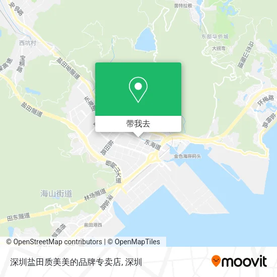 深圳盐田质美美的品牌专卖店地图