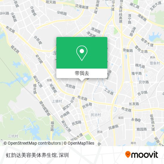 虹韵达美容美体养生馆地图