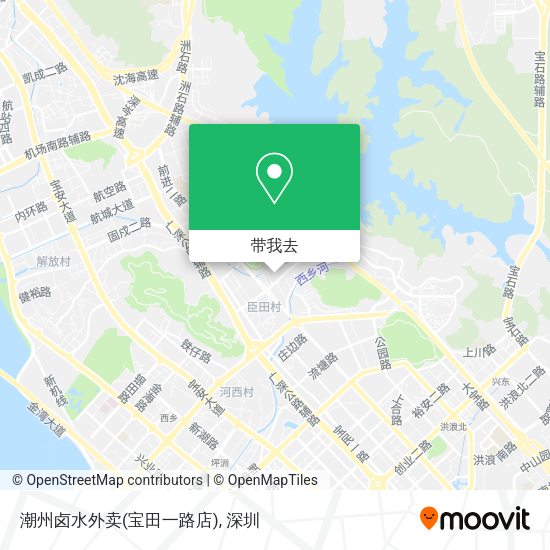 潮州卤水外卖(宝田一路店)地图