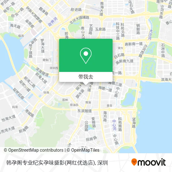 韩孕阁专业纪实孕味摄影(网红优选店)地图